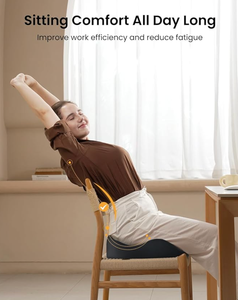 Coussin <span class=keywords><strong>de</strong></span> siège ergonomique <span class=keywords><strong>en</strong></span> mousse à mémoire <span class=keywords><strong>de</strong></span> forme pour voiture, maison, coussin <span class=keywords><strong>de</strong></span> soulagement <span class=keywords><strong>de</strong></span> la pression pour les hanches, le coccyx, confort toute la journée - Product Image 6