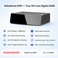 Sensor LiDAR Digital EMX Kelas Otomotif Berkinerja Tinggi RoboSense Original 192-Beam Jangkauan Deteksi 300m