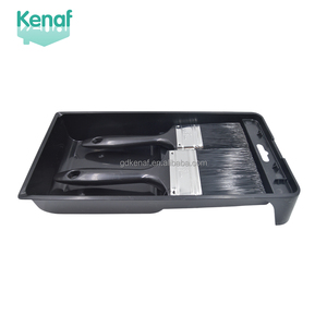 Kenaf largement utilisé virole en acier brillant de qualité manche de pinceau noir <span class=keywords><strong>vernis</strong></span>/laque pinceaux fins en gros - Product Image 6
