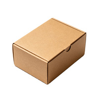 Boîtes d'expédition en carton ondulé pliables personnalisées avec logo imprimé, prix avantageux, pour marketing et envoi postal noir