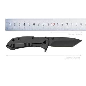 Couteaux pliants assistés portables les plus vendus Lame Tanto Manche G10 noir 808Tanto - Product Image 5