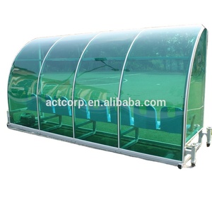 Equipo <span class=keywords><strong>de</strong></span> fútbol Dugout con dosel-blanqueador portátil para exteriores <span class=keywords><strong>de</strong></span> 8 asientos para sombra y refugio, ideal para entrenamiento <span class=keywords><strong>de</strong></span> fútbol y juegos PY - Product Image 4