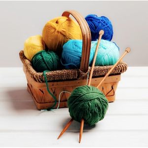 6 Pcs 4.5mm Wooden Knitting Needle Straight Single Pointed US Size 7 for DIY Yarn Craft Set,<b>Socks</b>, Sweater, Nice Gift for Women - Product Image 5