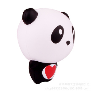 Pu Panda Fidget Toy Soft Slow <b>Rebound</b> Stress Reliever For Kids 2 4 Years Unisex Cartoon Decor - Product Image 3