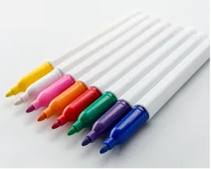 Whiteboard Pen Plastic Colorful Eco-friendly Washable Whiteboard Marker Pen Set With Custom Logo