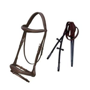 Nuevo equipo de equitación ajustable, brida de cuero genuino para caballo, accesorios para montar a caballo - Product Image 4