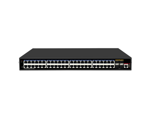 OEM/ODM 48 Port 1GE Ethernet Switch L3 Managed With 4*10G SFP SLOT
