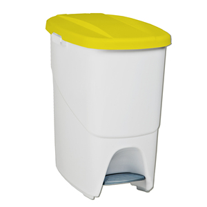 Poubelle à pédale Pedalbin Eco 25 litres. Blanc. - Product Image 6