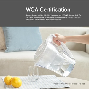 Caraffa Filtrante per <span class=keywords><strong>Acqua</strong></span> a Carbone Attivo Manuale di Alta Qualità 3,5L per Uso Domestico e Outdoor con Ionizzatore Sostituibile - Product Image 5
