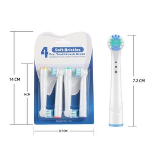 <span class=keywords><strong>Brosse</strong></span> à dents électrique <span class=keywords><strong>Oral</strong></span> Brush Head Replacement Medium Nylon Poils Recharge de <span class=keywords><strong>brosse</strong></span> à dents amovible et réutilisable pour usage domestique - Product Image 5