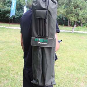 NUEVO Soporte de Pesca Plegable de Aluminio para 3 Cañas, Modelo Fish <span class=keywords><strong>Monkey</strong></span>, para Pesca de Carpas en Lagos, Ríos y Arroyos - Product Image 4