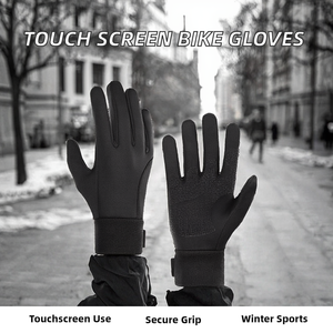 Guantes de Ciclismo Antideslizantes para Invierno con Pantalla Táctil para Mujer, Material de Spandex para Bicicleta y Motocicleta - Product Image 2