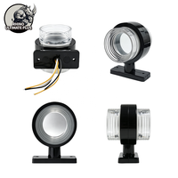 Systèmes d'éclairage pour camions RHINO 24V étanches IP68, 2 côtés, 2 couleurs (blanc et rouge), feux de signalisation latéraux pour voitures et camions
