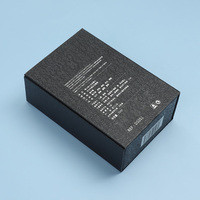 Boîte cadeau magnétique en carton rigide avec texture gaufrée personnalisée, matériaux recyclés, doublure en mousse EVA pour crème pour les yeux, nettoyant visage