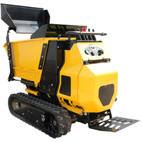Matériel de génie civil : Dumper sur chenilles portable de 0,8 tonne avec direction hydraulique