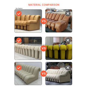 DONSUN Design moderne Tissu microfibre Chaise de <span class=keywords><strong>salon</strong></span> de loisir Mobilier de maison Fauteuil Angie - Product Image 6