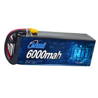 Baterai Drone Quadcopter Log kehidupan rata-rata Lipo 22000mah 7600mah 7.4 V 2 sel 25c