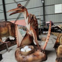 Modèle de dinosaure de haute simulation pour modèle animatronique de terrain de jeu intérieur