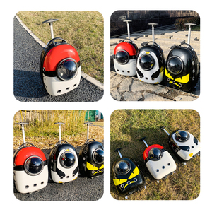 पोर्टेबल ट्रेंडी मल्टीफंक्शनल पालतू पालतू जानवरों के लिए बैग हैंडहेल्ड बैकपैक बैग ले जाने वाला बैकपैक - Product Image 2