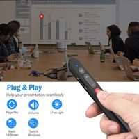 Lápiz Rojo para Pasar Páginas, Control Remoto Inalámbrico, Instrucción, Formación, Discurso, Lápiz de Instrucción para Oficina y Enseñanza