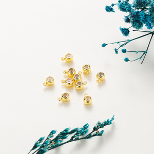 Gold Plated Copper Beads 18K Color Preserving Abacus Beads Jewelry Findings For <b>Bracelet</b> Necklace Positioning - Product Image 4