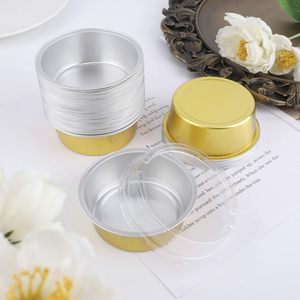 Colored Aluminum <b>Foil</b> <b>Container</b> Round <b>Foil</b> Tin Ramekin Gold Cake Aluminum <b>Foil</b> Baking Cup - Product Image 6