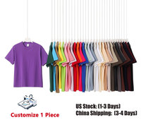 Dropshipping Personnalisé Impression à la Demande T-Shirt Gym Fitness Sport Vêtement Impression à la Demande T-Shirts Homme Femme Unisexe
