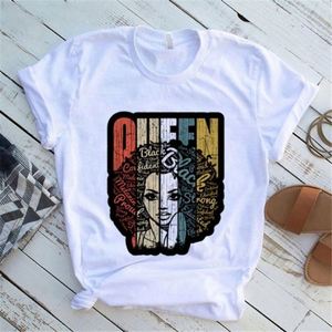 Camiseta de Algodón Blanca con Cuello Redondo para Mujer, Diseño Casual con Corduroy Teñido Liso y Logotipo Personalizado, Estilo Africano - Product Image 6