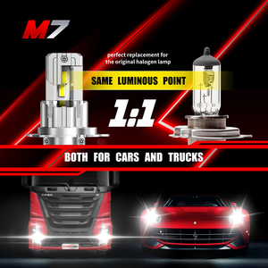 LANSEKO <span class=keywords><strong>M7</strong></span> Bombillas LED para Faros Delanteros H11 H8 H7 9005 9006 Con Chips LED de 30 W, PCB de Cobre de 20W y 4500LM para Faros LED de Coche de 12V y 24V - Product Image 4