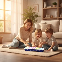 Nouveaux jouets cube musicaux à capteur KK ; Machine de jeu électronique Cube d'induction Maître du rythme coloré, jouet éducatif pour développer la dextérité