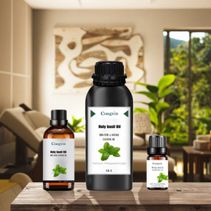 น้ำมัน<span class=keywords><strong>หอม</strong></span>ระเหยจากใบโหระพาบริสุทธิ์100% ได้รับการรับรองจาก GMP สำหรับบำรุงให้ความชุ่มชื้นแบบกดเย็น - Product Image 3