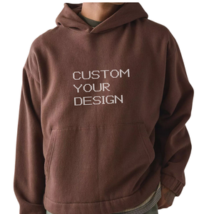 <span class=keywords><strong>Felpa</strong></span> <span class=keywords><strong>con</strong></span> <span class=keywords><strong>Cappuccio</strong></span> da Uomo OEM in Cotone Organico, Vestibilità Regolare, <span class=keywords><strong>con</strong></span> Logo Ricamato, <span class=keywords><strong>Felpa</strong></span> Invernale Ecologica in Pile - Product Image 4