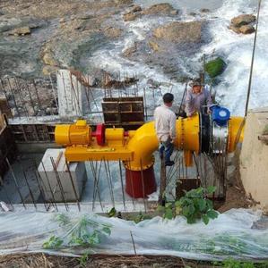 Générateur hydroélectrique à aimants permanents (PMG) série 50KW 200KW 500KW, mini-générateur hydroélectrique à faible régime et haute efficacité - Product Image 1