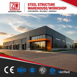 Estructura <span class=keywords><strong>de</strong></span> Acero Ligero Moderna ZW ASTM para Almacenes y Talleres con <span class=keywords><strong>Peso</strong></span> Ligero, Alta Resistencia y Garantía <span class=keywords><strong>de</strong></span> Más <span class=keywords><strong>de</strong></span> 5 Años - Product Image 1