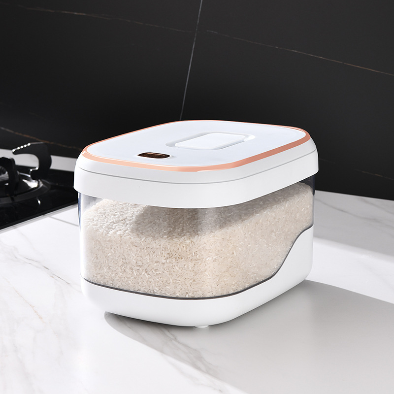 Small Elegant White (Rice Bucket)