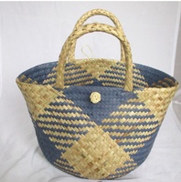 Panier ventre rond en jonc de mer tressé à la main, écologique et personnalisé pour femmes, coloré, design flexible pour la vie quotidienne VINACRAFT