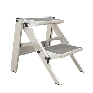 Marchepied pliable double face à 2 marches avec tapis antidérapant en caoutchouc, marchepied portable en aluminium - Product Image 2