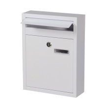 Boîte aux lettres en fonte d'aluminium décorative style victorien extérieur résistant aux intempéries montage mural capacité 5L - Product Image 3