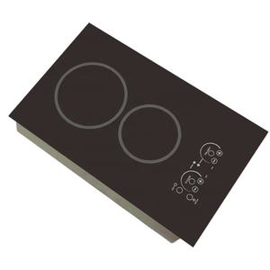 Table de cuisson électrique en céramique à 2 brûleurs intégrée, 240 V, 3000 W, 20 pouces - Product Image 3