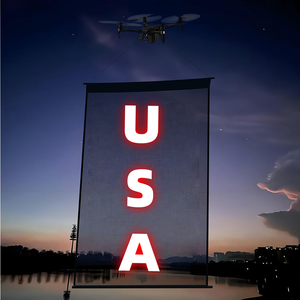 Customizable Foldable Textile LED <strong>Magic</strong> Carpet <strong>Screen</strong> Transparent Flying Display with Video Wall Hoisting Outdoor Events - Product Image 3