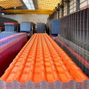 Tuile de toiture en acier revêtu de pierre, ondulée, traditionnelle, résistante aux UV, ignifuge, en résine synthétique, durable, isolante, pour hôtels et parcs - Product Image 4