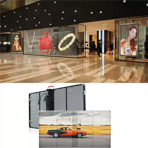 Pantalla LED Transparente P3.91 P4.81, Video Wall Curvo de Vidrio a Todo Color para Interiores y Exteriores, para Publicidad y <span class=keywords><strong>Eventos</strong></span> - Product Image 3