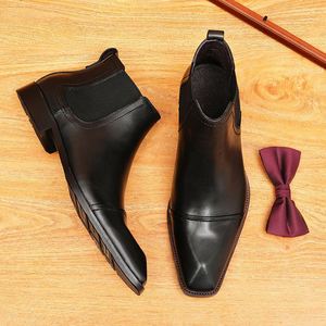 Fashion Business Formal <b>Boots</b> for Men High Quality Ankle <b>Boots</b> for Men Men's Party Luxury Custom Made Leather <b>Boots</b> - Product Image 4