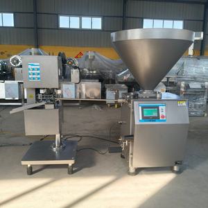 Machine industrielle de remplissage de saucisses sous vide, remplisseuse automatique de saucisses, chorizo et jambon pour usine de saucisses, équipement de transformation de la viande - Product Image 3