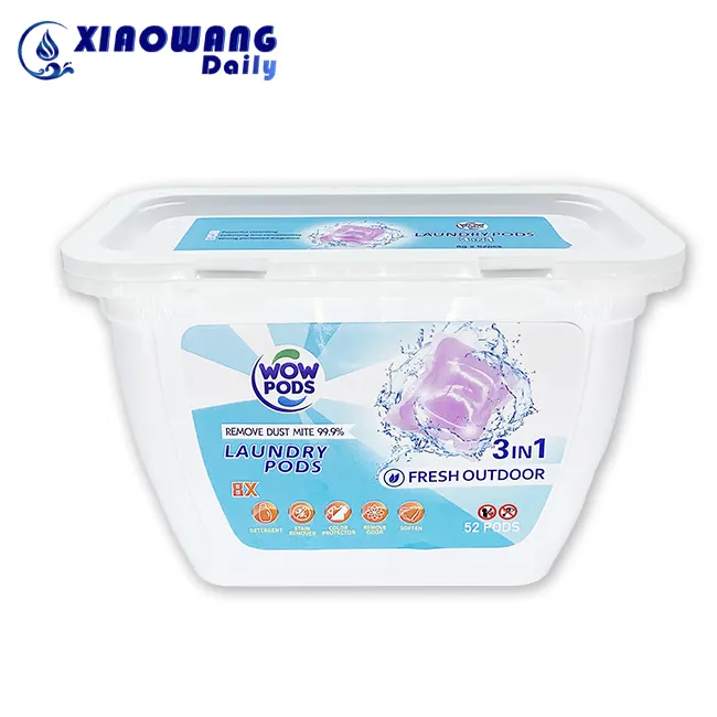 中国カスタマイズバルクベビーランドリー洗剤液体石鹸粉末洗浄ボール容器