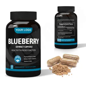 自有品牌蓝莓提取物胶囊保健补充剂抗氧化剂蓝莓软胶囊