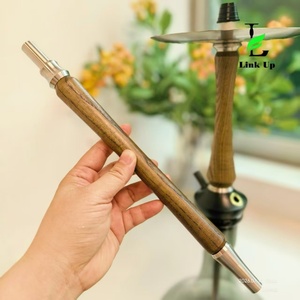 Set de Narguile Original Union con Diseño Elegante de Madera, Acero Inoxidable, para Interiores, Bares, Cafeterías, Tiendas de Narguile, Salones, Clubs, Fiestas, Shisha, Chicha - Product Image 1