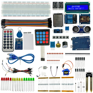 Kit de démarrage électronique OKYSTAR OKY1035-2 avec carte compatible, écran LCD, capteurs et composants pour l'apprentissage et les projets DIY - Product Image 1
