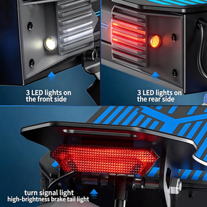 Trottinettes rapides tout-terrain pliables pour adultes, les plus puissantes, avec moteur A11 10 pouces 48V 2000W 15Ah, vitesse 45 km/h, en acier forgé intégral, à <span class=keywords><strong>essence</strong></span> - Product Image 3