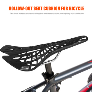 Asiento de Bicicleta Ultraligero de Plástico para MTB y Carretera, Ergonómico, Hueco, con Cojín de Araña, Transpirable, para Ciclismo - Product Image 4